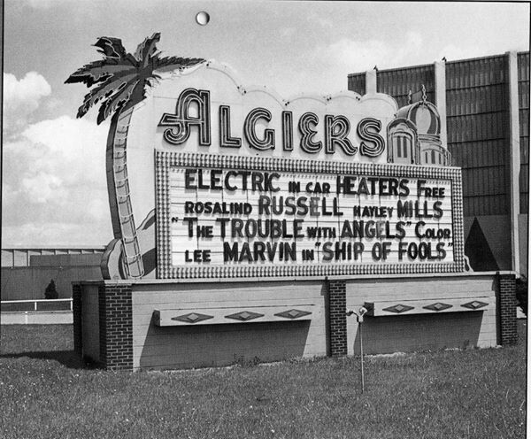 Algiers Drive-In Theatre - Photo From Cinema Treasures (newer photo)